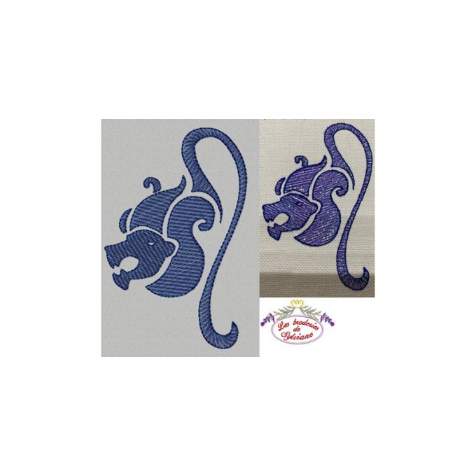 Les signes du zodiac en mylar - le lion