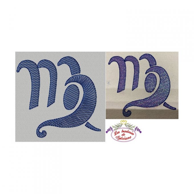 Les signes du zodiac en mylar - la vierge