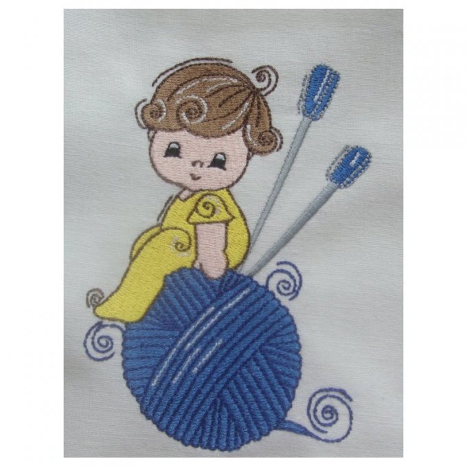 Collection 'bébés couturiers' - motif n°3