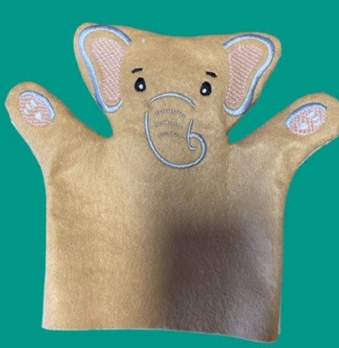 Marionnette série 1 l'éléphant