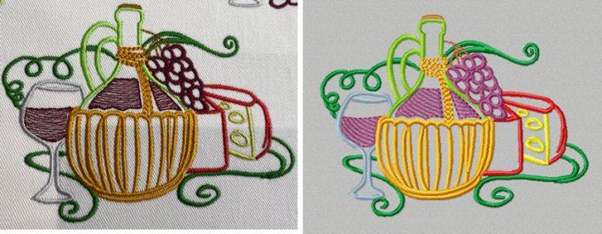 Les grands vins -motif 4