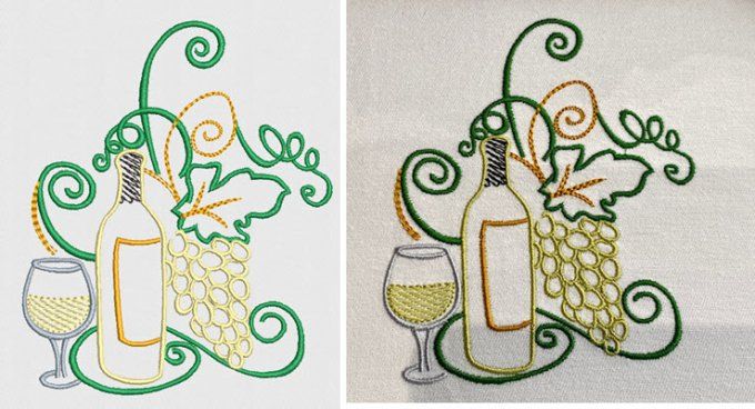 Les grands vins -motif 5