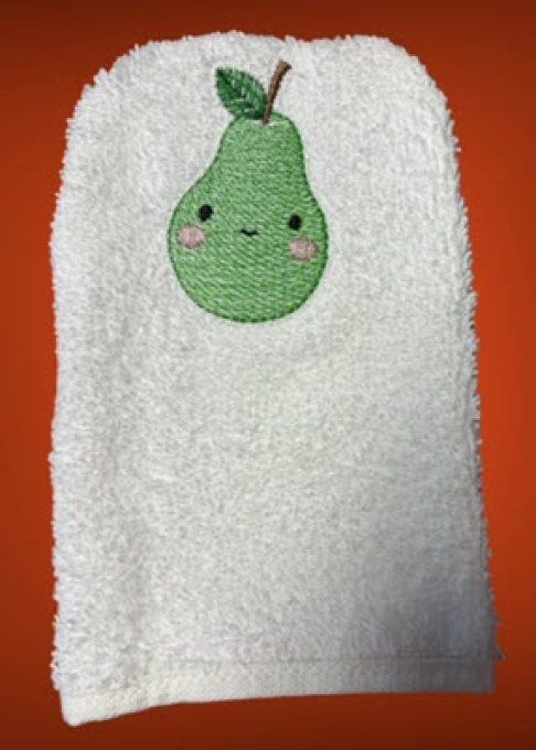 Les gants série fruits La poire