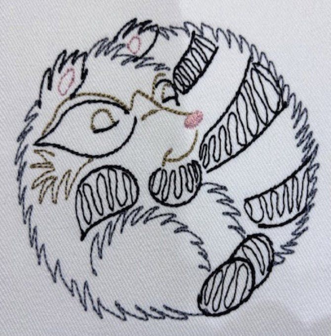 Animaux boule le raton laveur