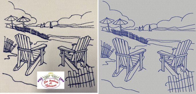 Le bord de mer motif 1