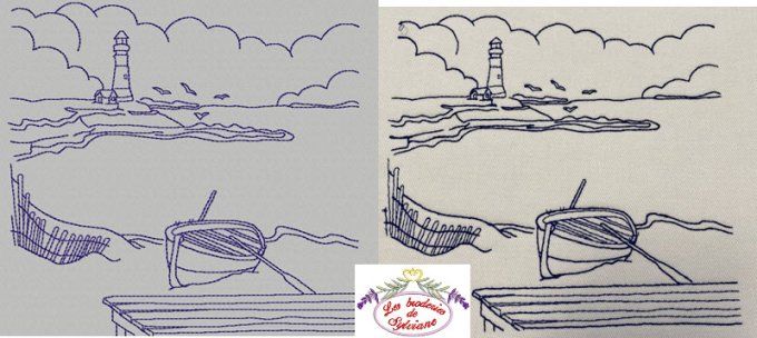 Le bord de mer motif 3
