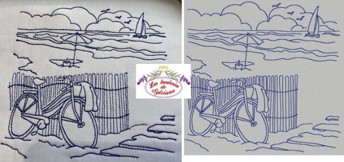 Le bord de mer motif 4